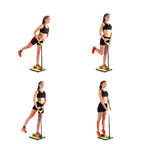 Fitness-Plattform für Beine, Po und Arme