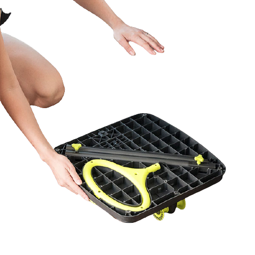 Fitness-Plattform für Beine, Po und Arme
